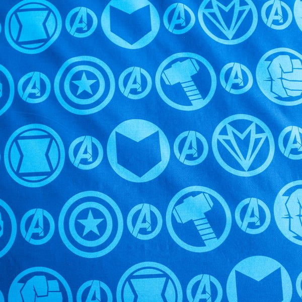 Pamut gyerek egyszemélyes ágyneműhuzat, világító hatással 140x200 cm Avengers - Jerry Fabrics-image-4