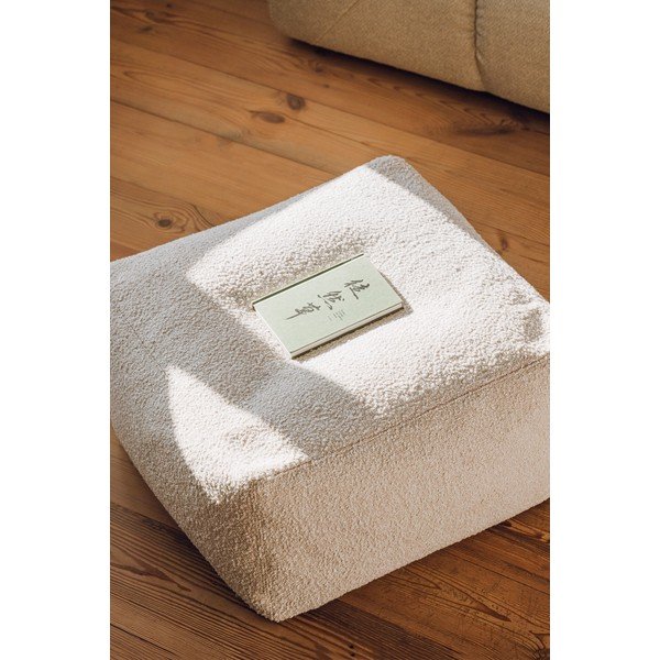 Bézs buklé puff Keno – noo.ma-image-3