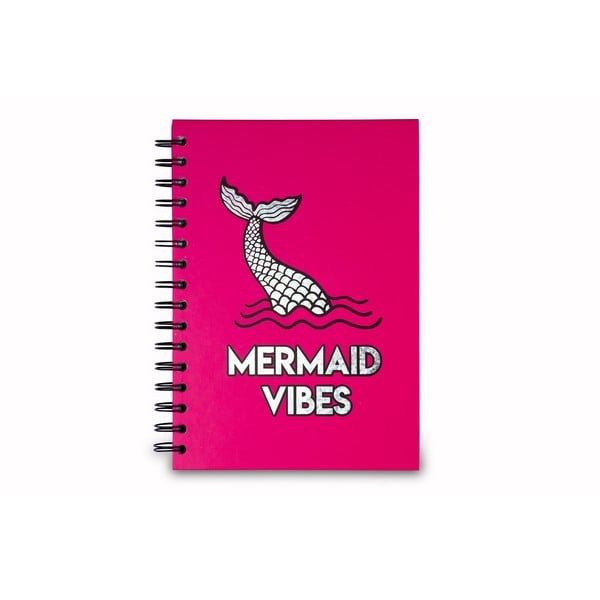 Mermaid Dreams rózsaszín jegyzetfüzet, 120 oldal - Tri-Coastal Design
