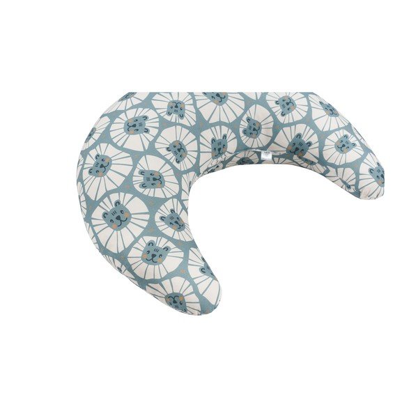 Kék szoptatós párna Denim Lions – Malomi Kids-image-1