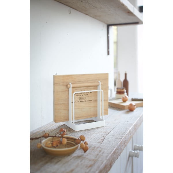 Tosca fehér vágódeszkatartó állvány - YAMAZAKI-image-1