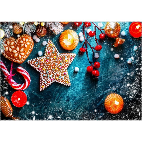 Christmas Period Star Cookie szőnyeg, 50 x 80 cm - Vitaus