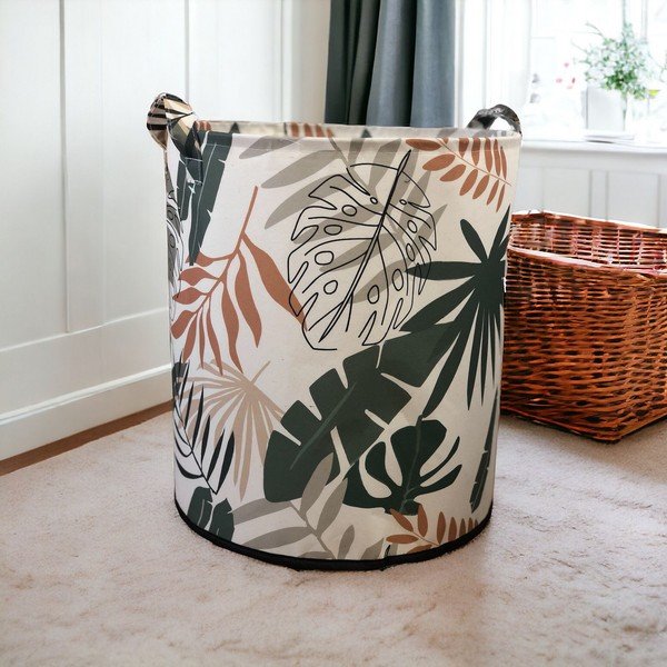 Textil tárolókosár ø 37x40 cm – Mioli Decor-image-1