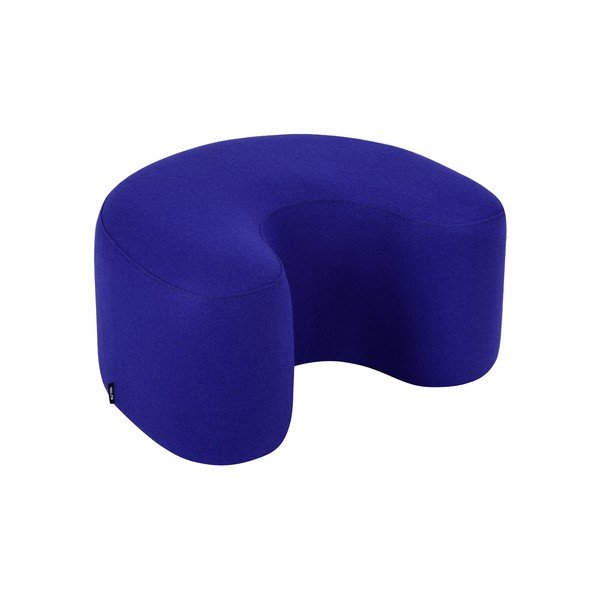 Kék gyapjú puff Ü – noo.ma