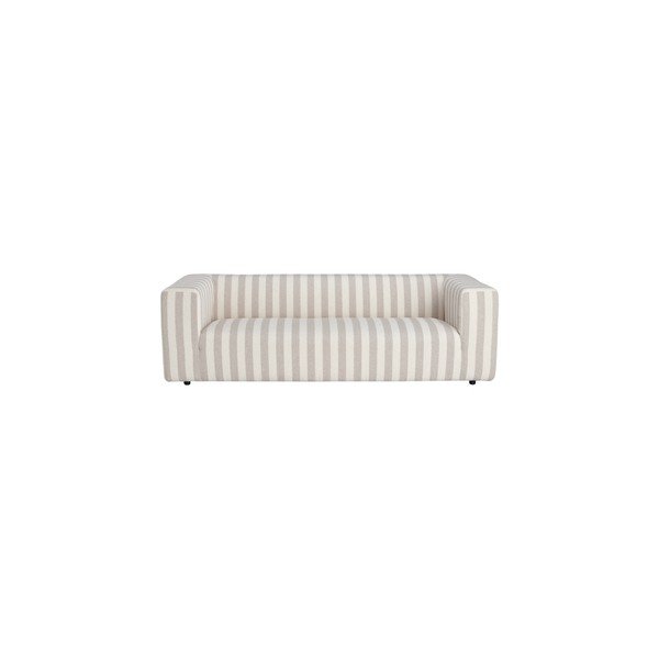 Bézs-krémszínű zsenília kanapé 220 cm Lisa – Ellos Home-image-2