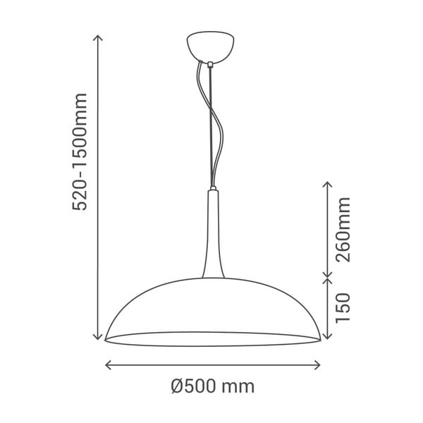 Nordic fehér függőlámpa - SULION-image-3