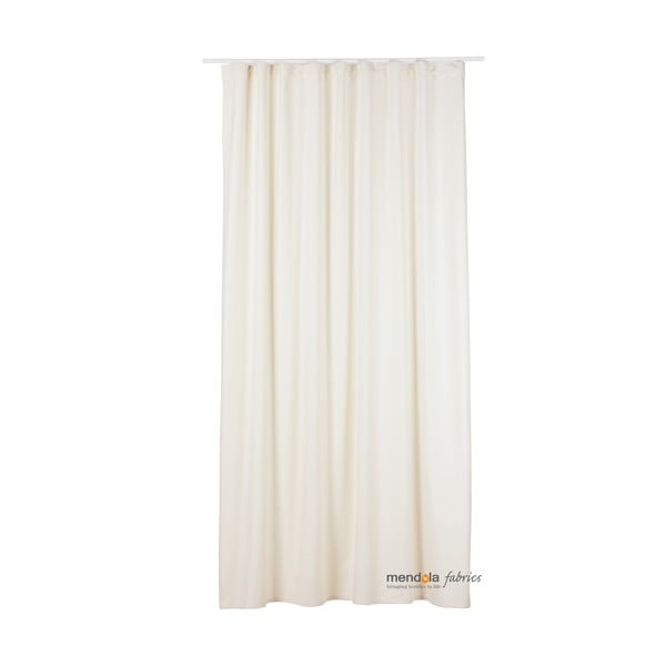 Krémszínű bársony függöny 140x260 cm Roma – Mendola Fabrics