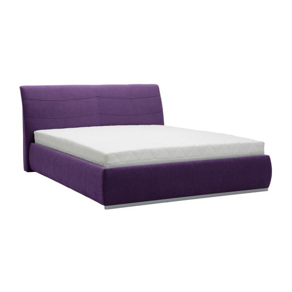 Luna lila kétszemélyes ágy, 140 x 200 cm - Mazzini Beds