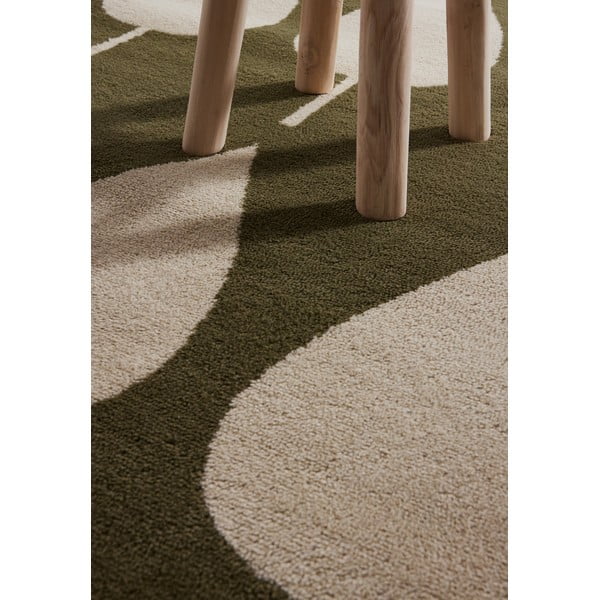 Khaki gyerek szőnyeg 120x170 cm Lovely Leaves – Hanse Home-image-2