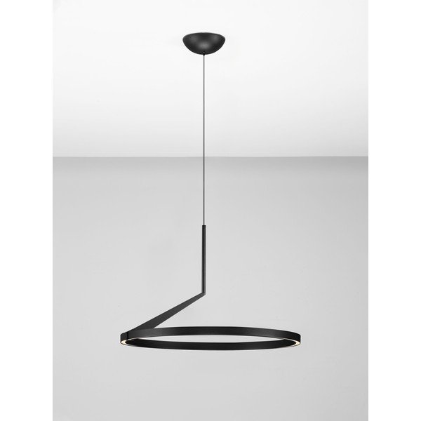 Matt fekete alumínium LED dimmelhető függőlámpa ø 60 cm Tilia – Nova Luce-image-4
