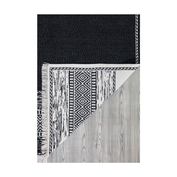 Duo fekete-fehér pamut szőnyeg, 120 x 180 cm - Oyo home-image-4