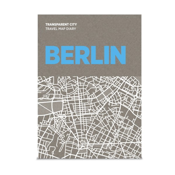Transparent City Berlin írható térkép - Palomar