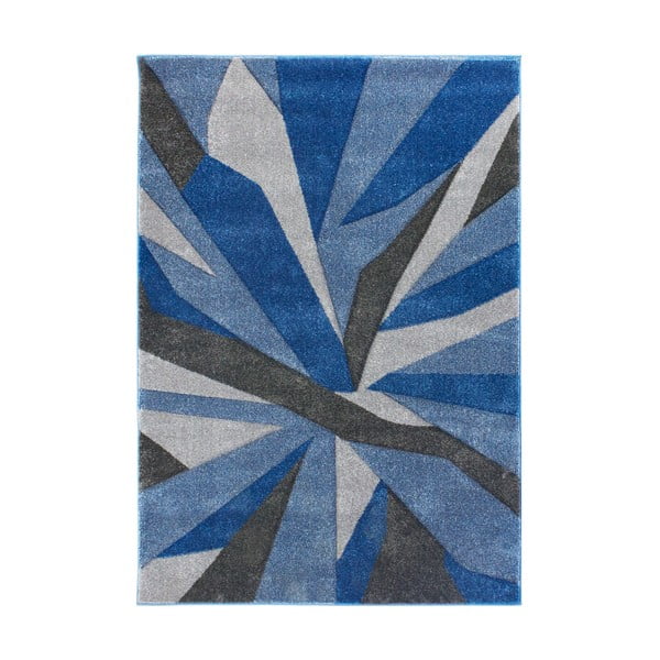 Shatter Blue Grey kékesszürke szőnyeg, 120 x 170 cm - Flair Rugs