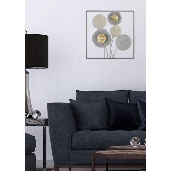 Squity fém fali dekoráció, 50 x 50 cm - Mauro Ferretti-image-1