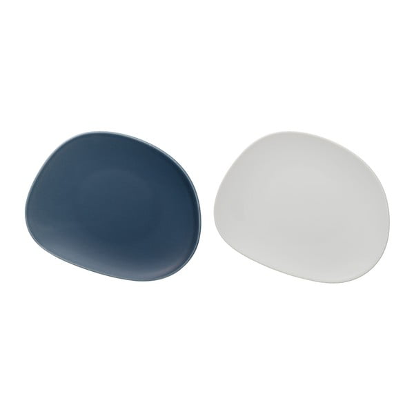 2 db kék-fehér porcelán salátás tányér - Like by Villeroy & Boch Group