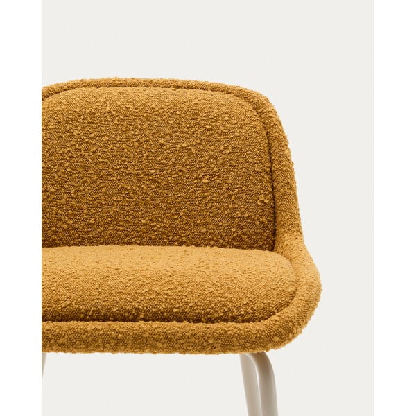 Mustársárga bárszék (ülésmagasság 65 cm) Aimin – Kave Home-image-3
