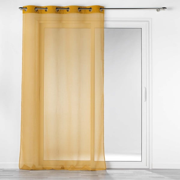 Sárga átlátszó függöny 140x240 cm Casual – douceur d'intérieur
