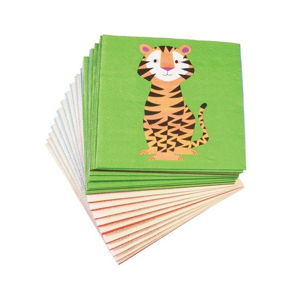 Colourful Creatures 20 db-os papírszalvéta szett - Rex London-image-2