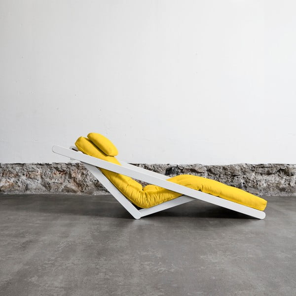 Figo White/Amarillo átalakítható fotel - Karup-image-1