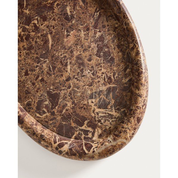 Márvány dekoratív tálca 28x43 cm Lenorel – Kave Home-image-3