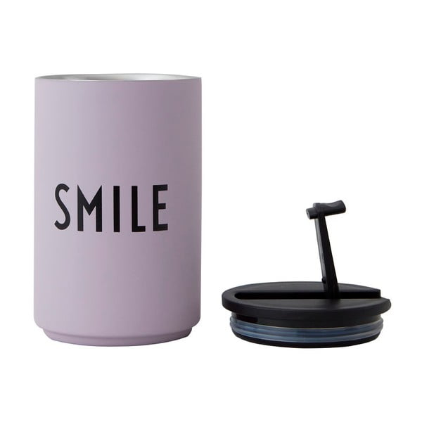 Lila termobögre 350 ml Smile – Design Letters-image-2