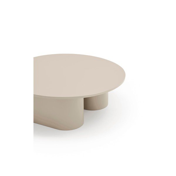 Krémszínű dohányzóasztal 110x111 cm Totem – Teulat-image-2