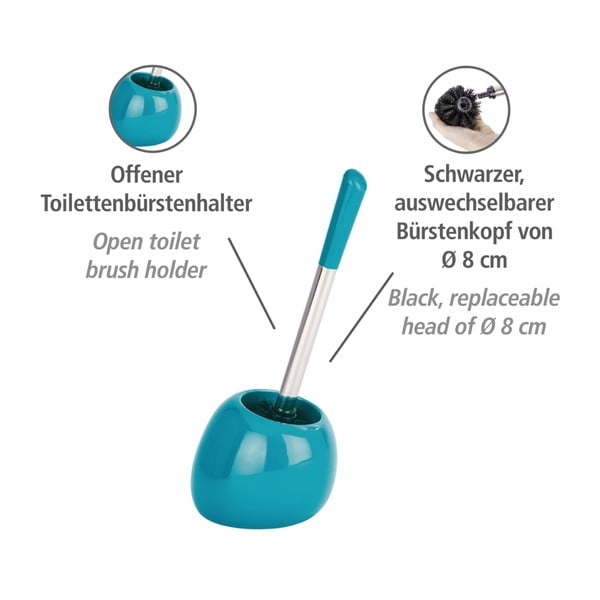 Polaris Petrol olajkék WC-kefe - Wenko-image-3