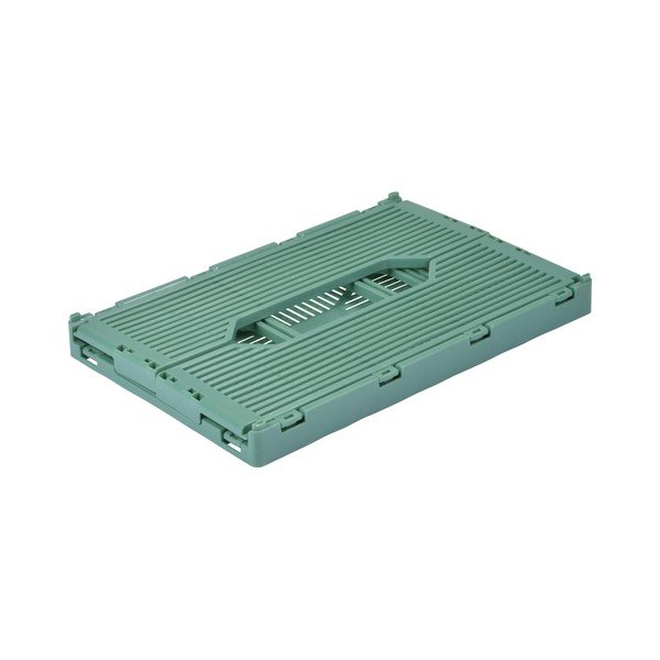 Világoszöld műanyag tárolódoboz 40x30x17 cm – Homéa-image-4