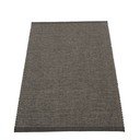 Antracitszürke kültéri-beltéri szőnyeg 70x120 cm Emm Black Linen – Pappelina