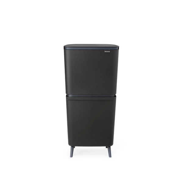Sötétszürke műanyag szelektív szemetes 20+25 l SortUp Recycle Hi – Brabantia-image-4