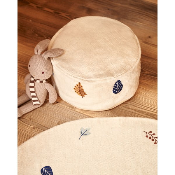 Krémszínű gyerek puff Yanil – Kave Home-image-3