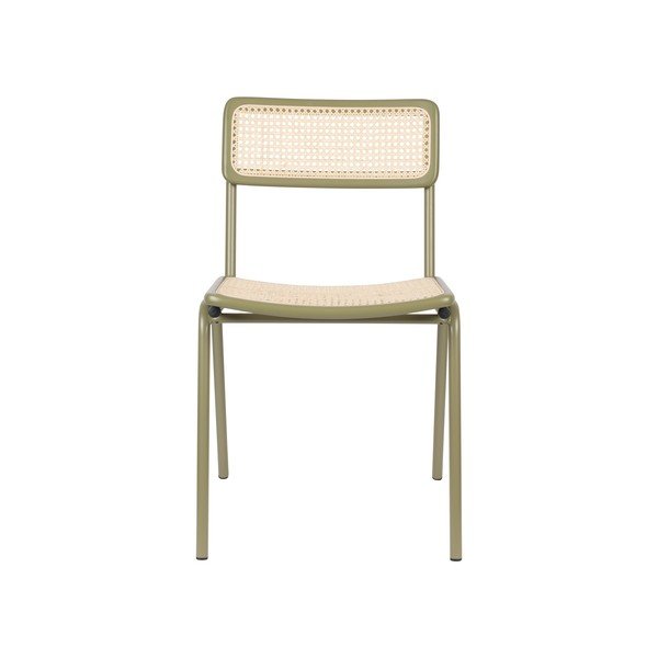 Zöld rattan étkezőszék szett 2 db-os Jort - Zuiver-image-3