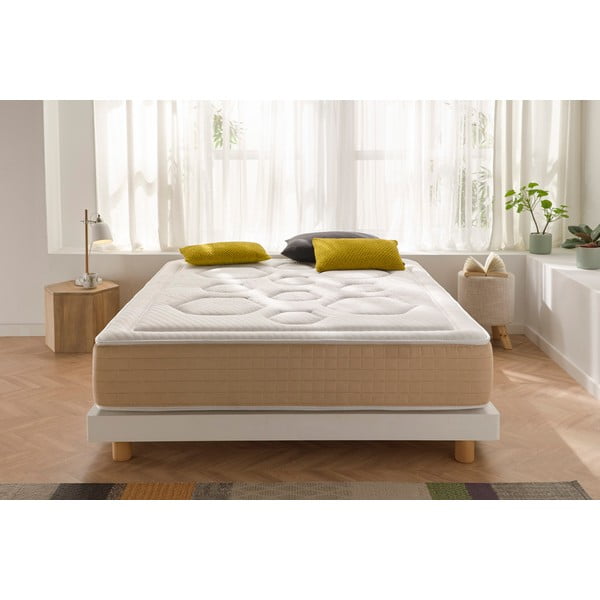 Kemény-közepes keménységű kétoldalas hőszabályozó rugós matrac 120x200 cm  Hexaflex Bagged Springs Gel  – Moonia-image-1