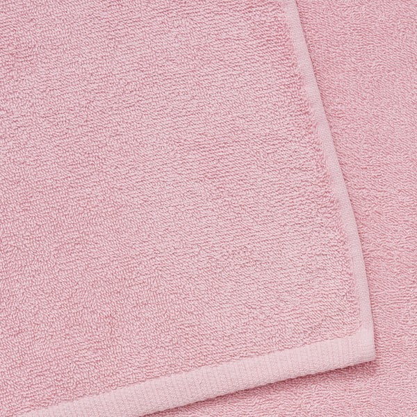 Rózsaszín gyorsan száradó pamut fürdőlepedő 120x70 cm Quick Dry – Catherine Lansfield-image-2