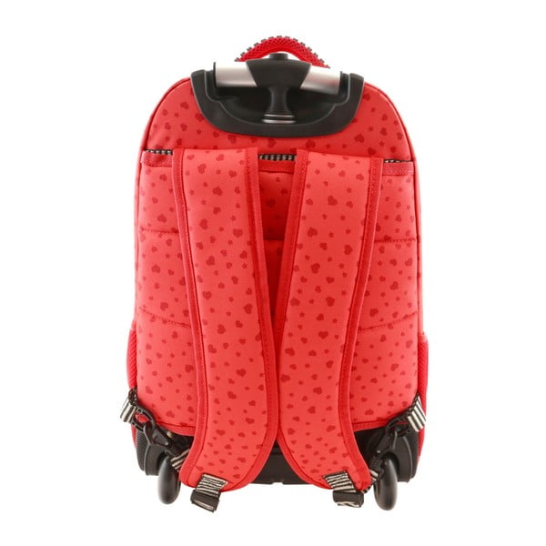 Time To Fly piros, iskolai hátizsák - Santoro London-image-2