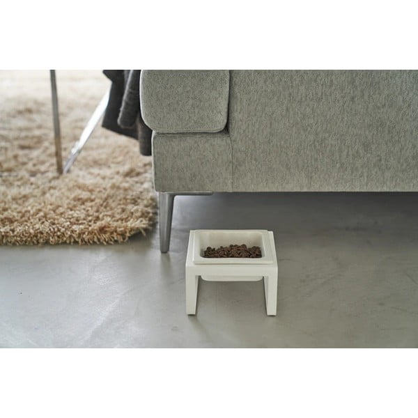 Kerámia kisállat tál állvánnyal Tower - YAMAZAKI-image-1