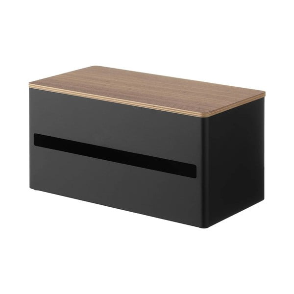 Fekete fém papírtörlő tartó Rin – YAMAZAKI