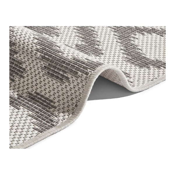 Isle szürke-krémszínű kültéri szőnyeg, 70 x 200 cm - NORTHRUGS-image-3