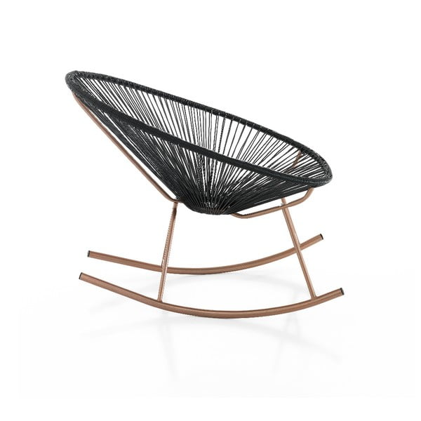 Numana fekete kültéri hintaszék - Tomasucci-image-1