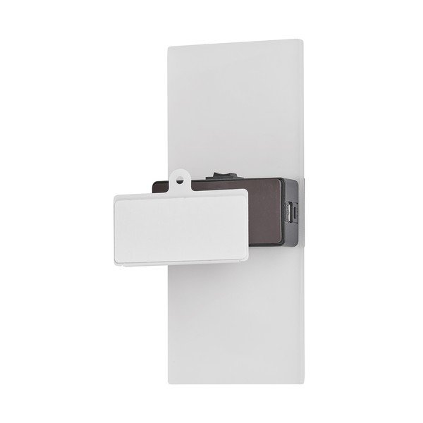 Fehér-matt ezüstszínű LED fali lámpa Magnetics – Fischer & Honsel-image-2