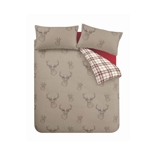 Stag Multi egyszemélyes ágyneműhuzat, 135 x 200 cm - Catherine Lansfield-image-2