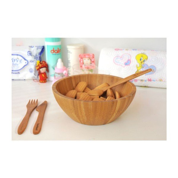 Bambusz gyerekevőeszköz szett - Bambum-image-1