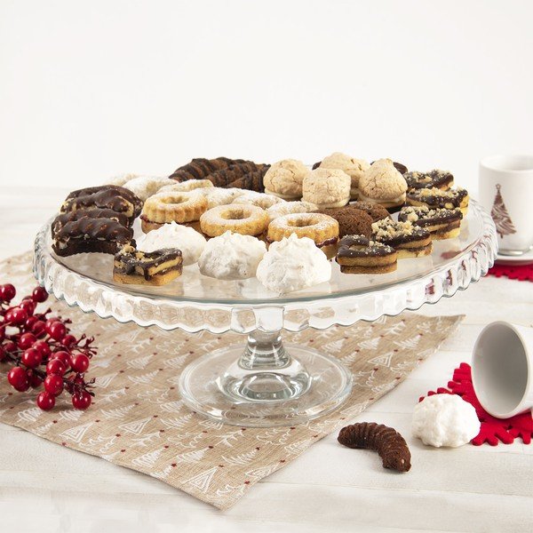 Üveg tortatartó tálca – Orion-image-1