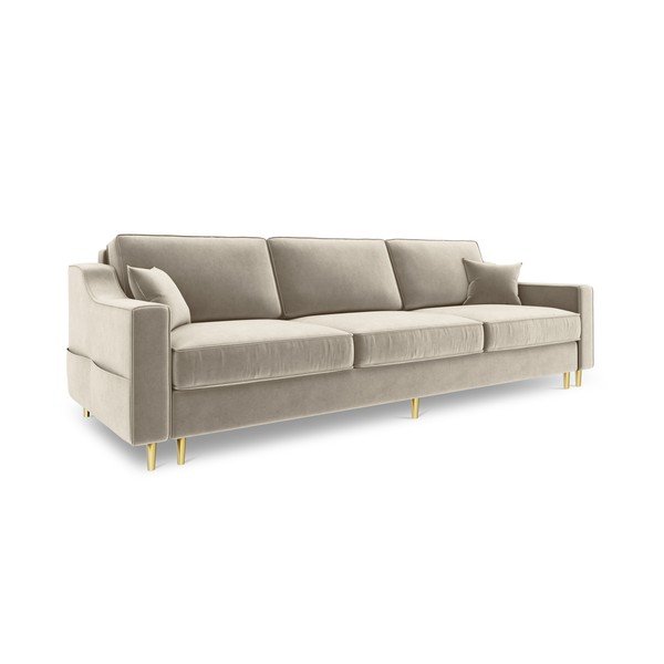 Marigold bézs háromszemélyes kinyitható kanapé - Mazzini Sofas-image-3