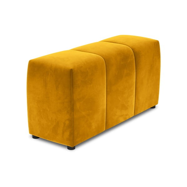 Sárga bársony karfa moduláris kanapéhoz Rome Velvet - Cosmopolitan Design
