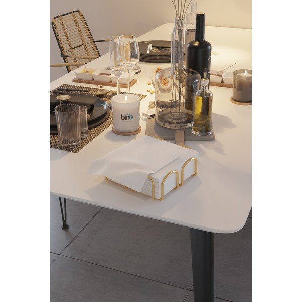 Kare aranyszínű szalvétatartó - Homefesto-image-1