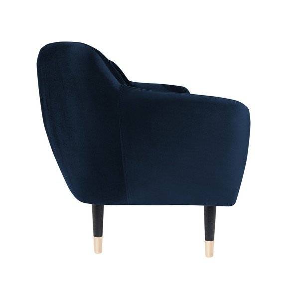 Benito sötétkék kanapé fekete lábakkal, 188 cm - Mazzini Sofas-image-3