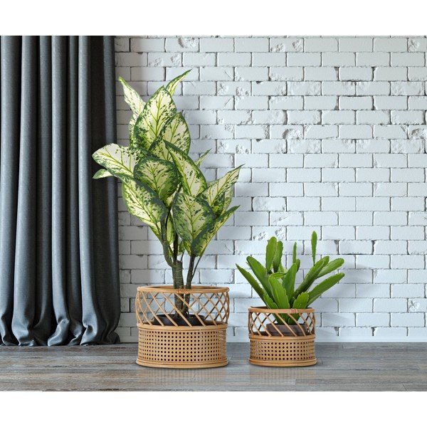 Fém kaspó szett 2 db-os ø 30 cm Panama – Mauro Ferretti-image-1