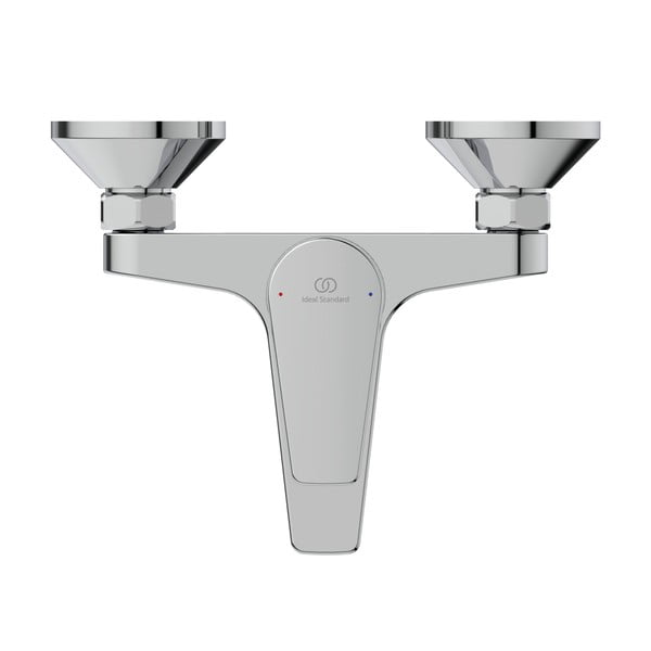 Fényes ezüstszínű csaptelep fürdőkádhoz, fali Cerafine D – Ideal Standard-image-3