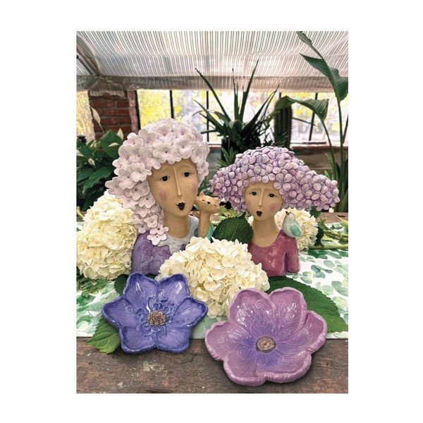 Poligyanta dekoratív tálca ø 26 cm Flora – Brandani-image-1